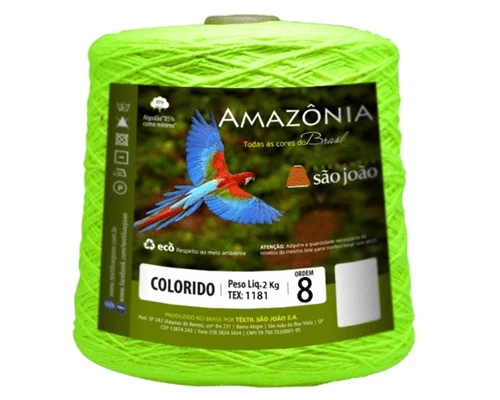 Barbante Amaznia n8 - 2 kg