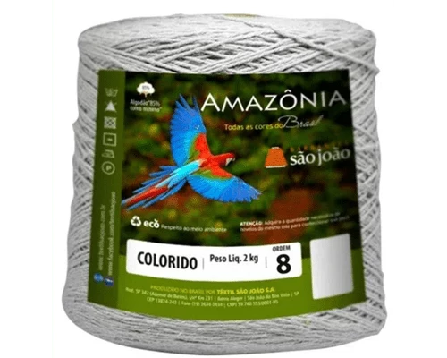 Barbante Amaznia n8 - 2 kg